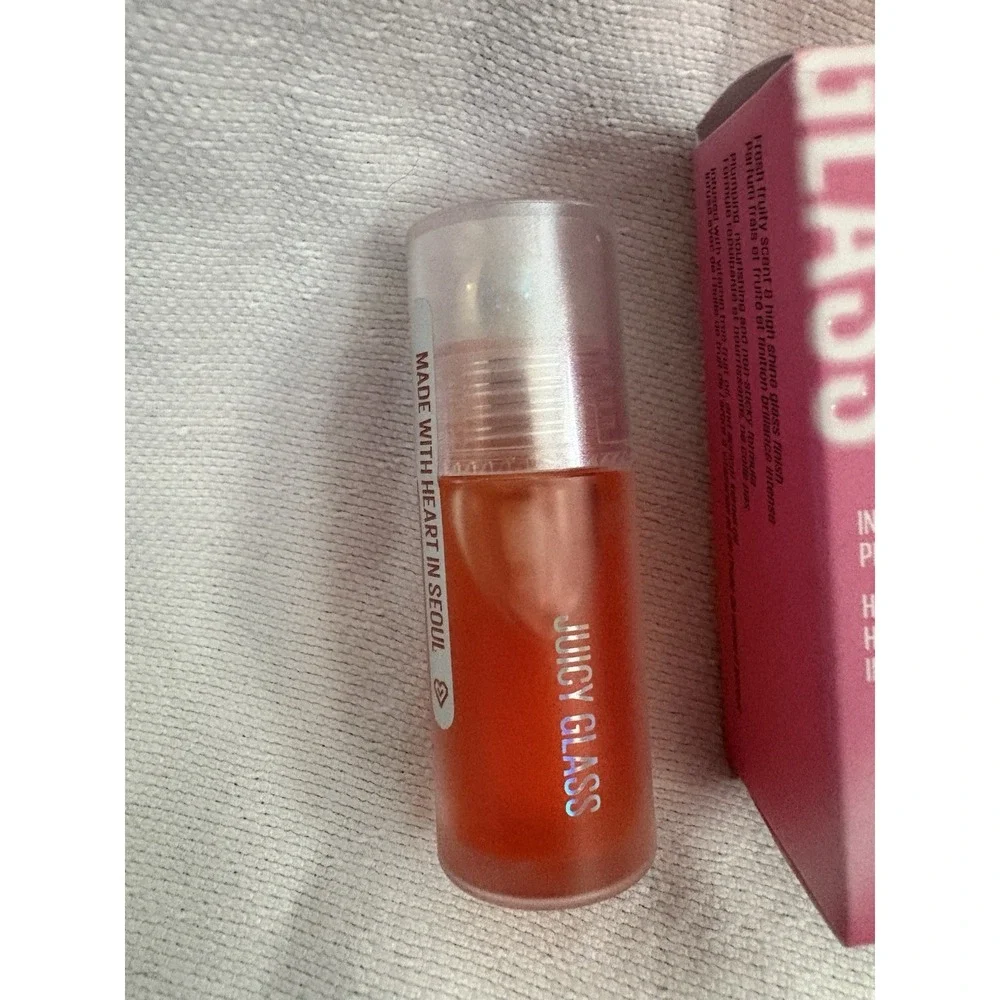 NEW Kaja Lip Plumping  Juicy Glass 03 Apricot Allure Lip Gloss 0.14 fl oz Sealed - Picture 6 of 11